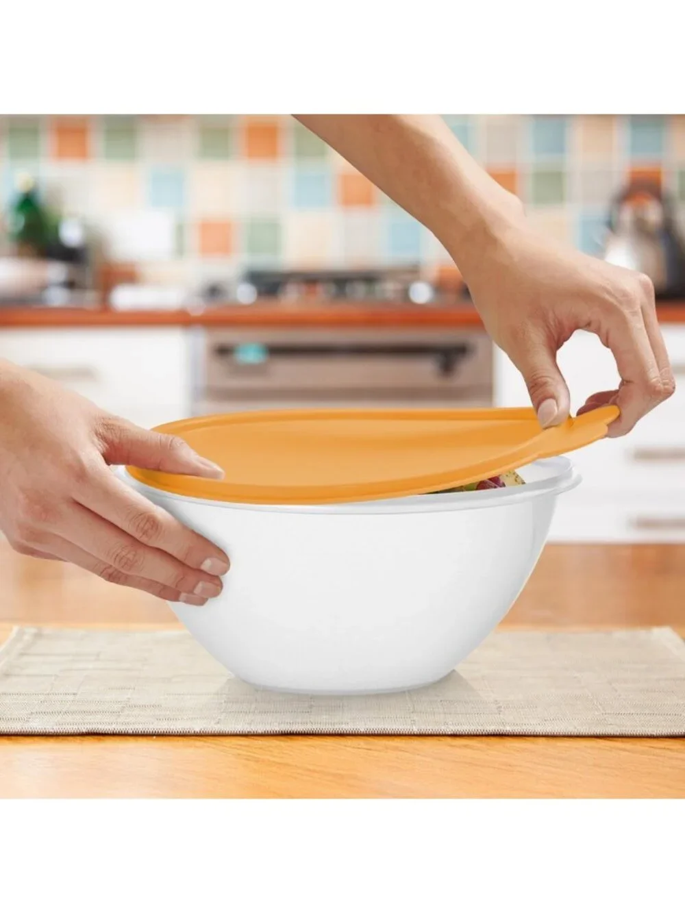 10-Piece Colorful Food Storage Bowl Set - BPA Free, Dishwasher Safe, Stackable